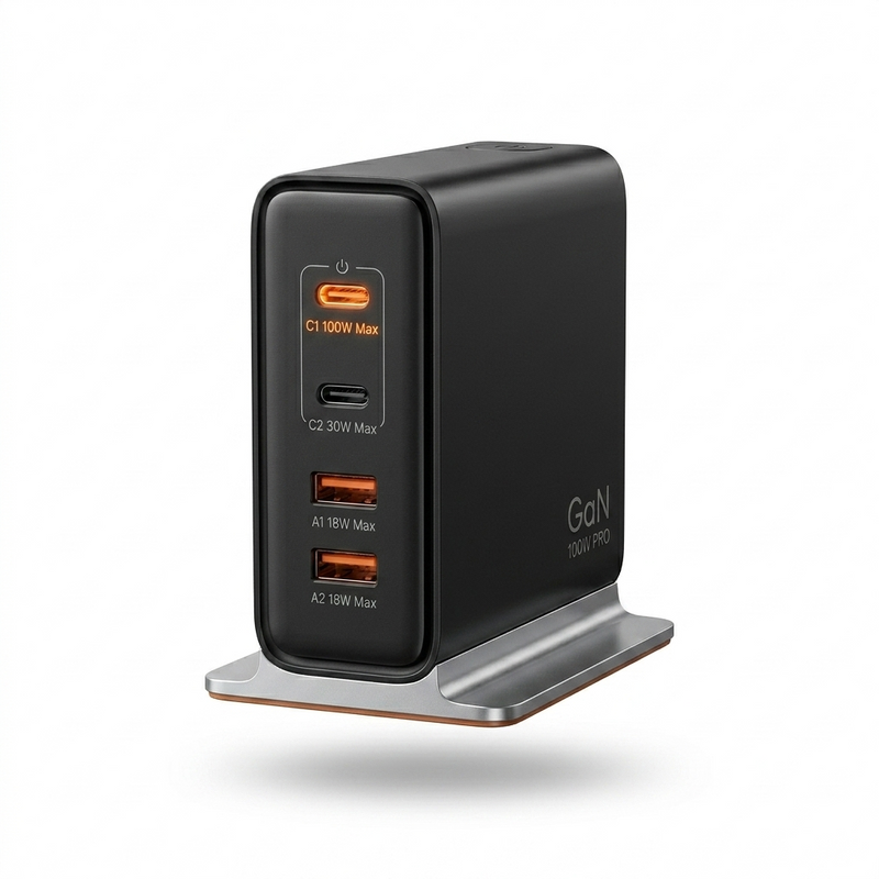 GaN 100W 4-Port Desktop Charger