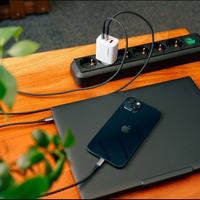 GaN 65W 3-Port USB-C Charging Station