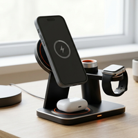 Magnetic 3-in-1 Wireless Charging Station