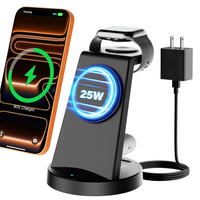 Magnetic 3-in-1 Wireless Charging Station