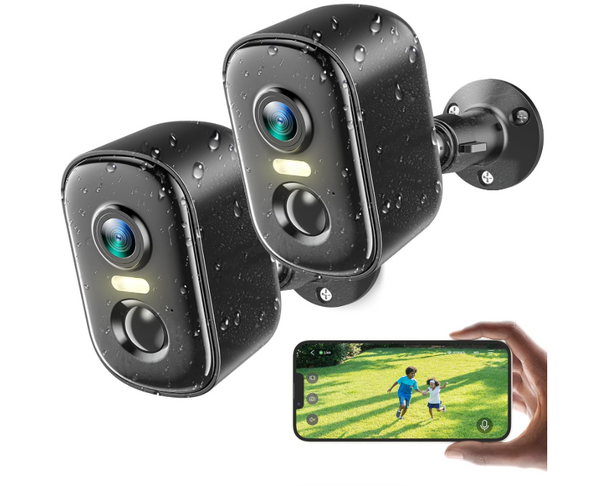 AI Smart Wi-Fi Security Camera (2K)