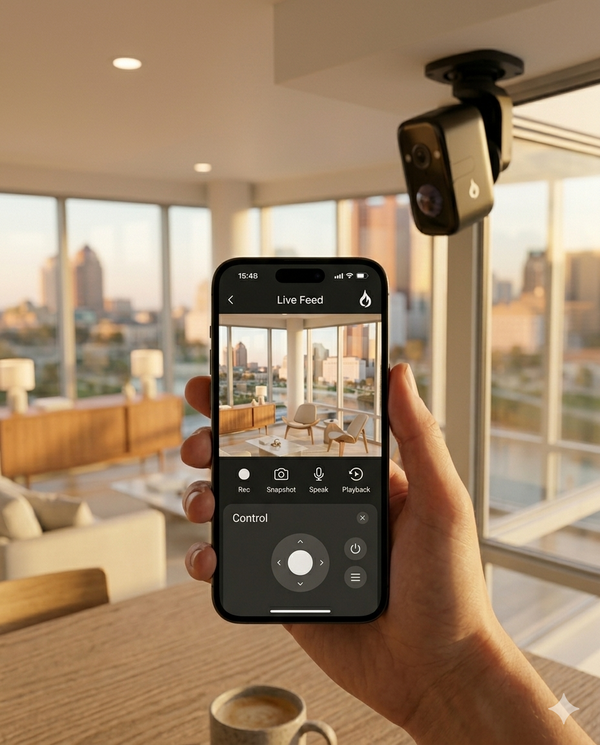 AI Smart Wi-Fi Security Camera (2K)